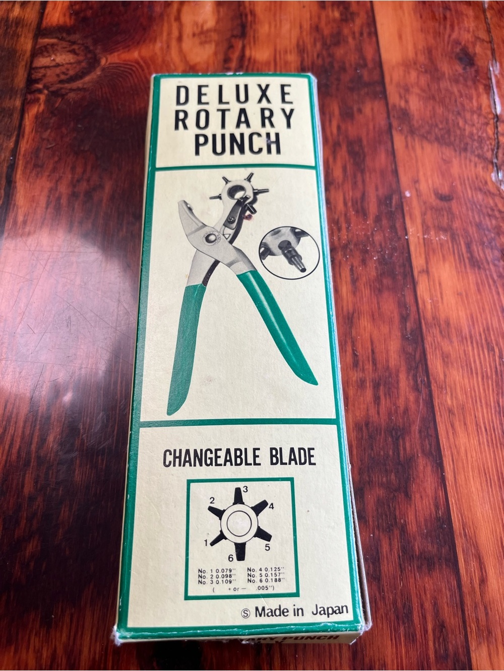 Luxe Teal-Handed Rotary Hole Punch